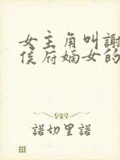 女主角叫谢清宁侯府嫡女的小说