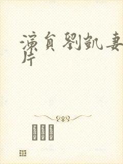 演员刘凯妻子照片