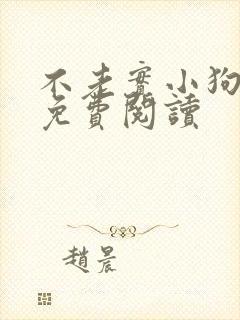 不老实小狗小说免费阅读