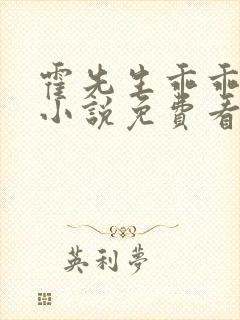 霍先生乖乖宠我小说免费看