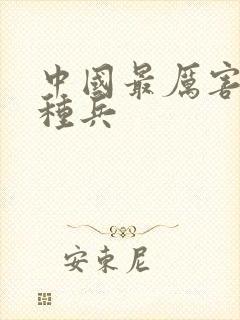 中国最厉害的特种兵