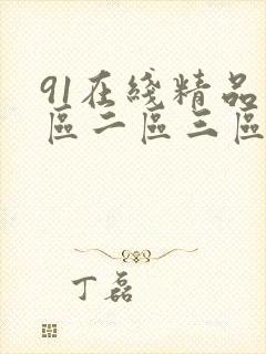 91在线精品一区二区三区封面