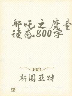 哪吒之魔童降观后感800字