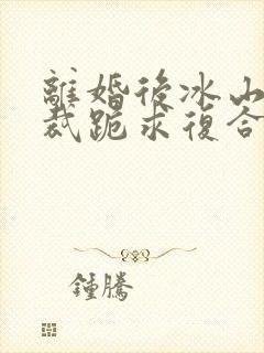 离婚后冰山女总裁跪求复合