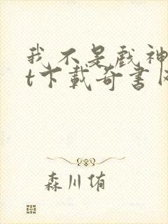 我不是戏神txt下载奇书网