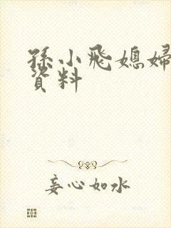 孙小飞媳妇个人资料