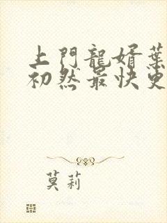 上门龙婿叶辰萧初然最快更新章节