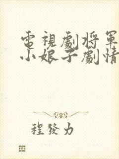 电视剧将军家的小娘子剧情介绍