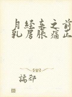 月经来之前几天乳房胀痛正常吗