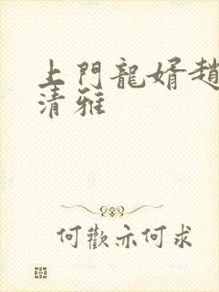 上门龙婿赵磊林清雅