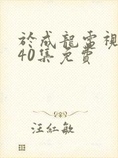 于成龙电视剧全40集免费