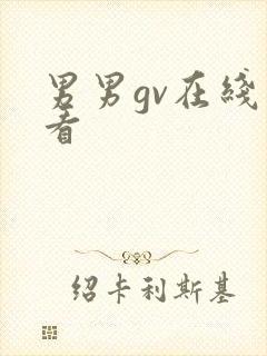 男男gv在线观看