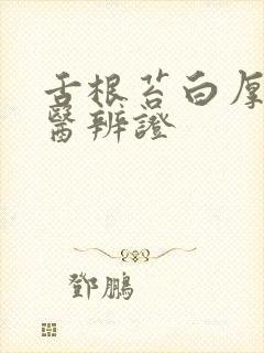 舌根苔白厚腻中医辨证