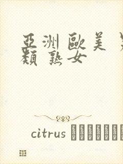 亚洲 欧美 另类 熟女