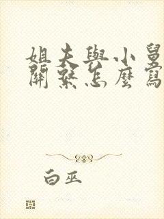 姐夫与小舅子的关系怎么写