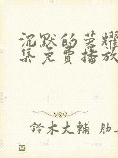 沉默的荣耀32集免费播放