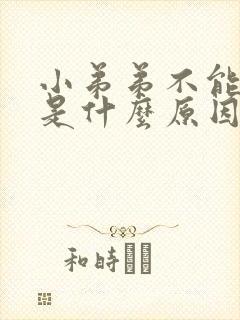 小弟弟不能勃起是什么原因