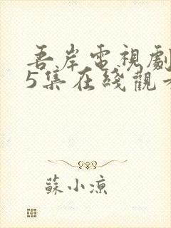 吾岸电视剧第15集在线观看封面