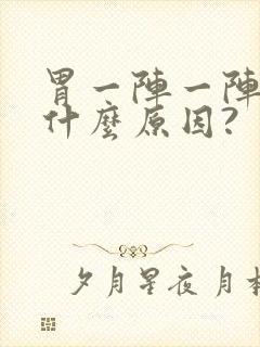 胃一阵一阵痛是什么原因?