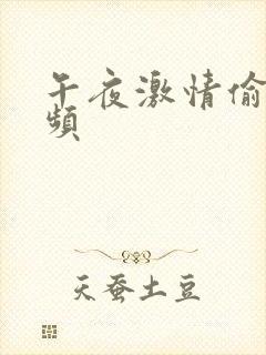 午夜激情偷拍视频封面