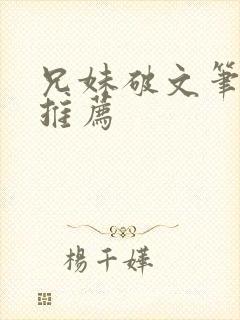 兄妹破文笔趣阁推荐