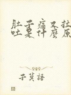 肚子痛又拉稀又吐是什么原因