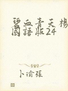 碧血青天杨家将国语版24