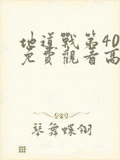 地道战第40集免费观看高清版