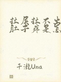 拉屎拉不出来小肚子疼是怎么回事