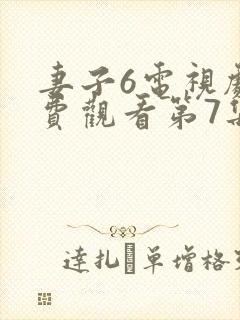 妻子6电视剧免费观看第7集