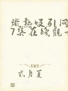 炽热吸引网剧27集在线观看