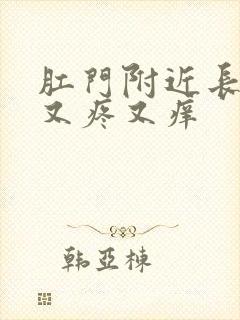 肛门附近长疙瘩又疼又痒