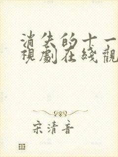 消失的十一层电视剧在线观看免费