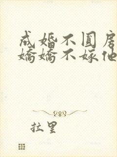 成婚不圆房重生娇娇不嫁他急了免费阅读封面