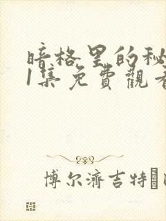 暗格里的秘密21集免费观看