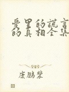 爱里的谎言仇恨的真相全集免费