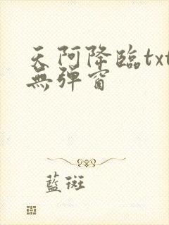 天阿降临txt无弹窗封面