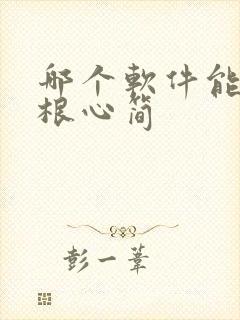 哪个软件能看七根心简