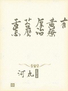 舌苔厚黄有齿痕怎么治疗