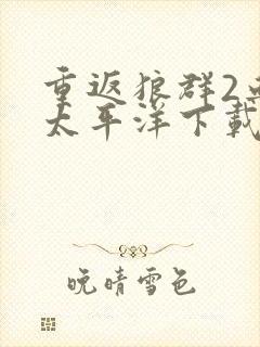 重返狼群2血战太平洋下载封面