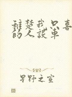 稚楚我只喜欢你的人设车