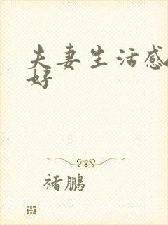 夫妻生活感情不好