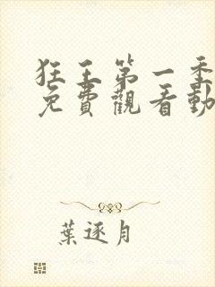 狂王第一季全集免费观看动漫版