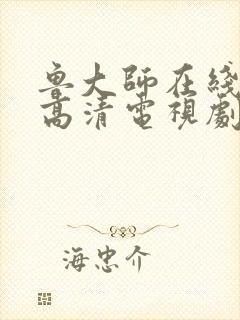 鲁大师在线观看高清电视剧免费下载