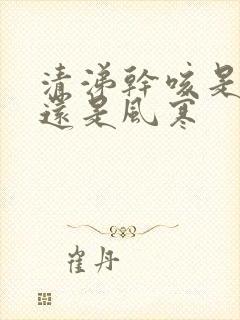 清涕干咳是风热还是风寒