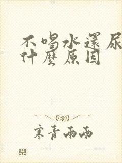 不喝水还尿多是什么原因