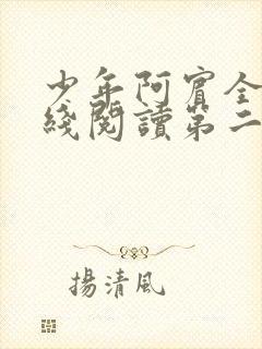 少年阿宾全文在线阅读第二季封面