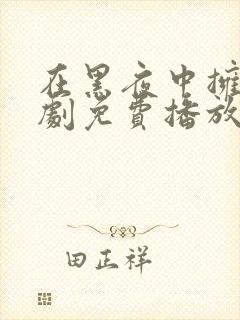 在黑夜中拥抱网剧免费播放