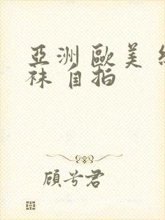 亚洲 欧美 丝袜 自拍封面