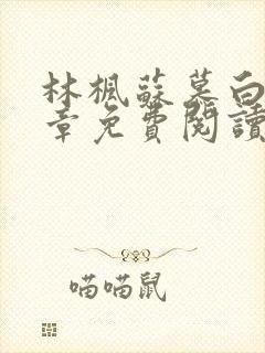 林枫苏慕白最新章免费阅读